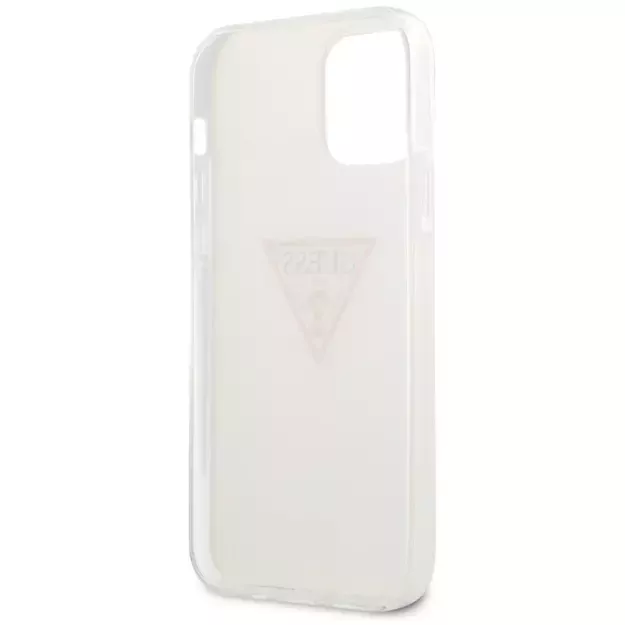 Guess GUHCP12MPCUCTLWH iPhone 12/12 Pro 6.1&quot  white/white hardcase Triangle Collection 14
