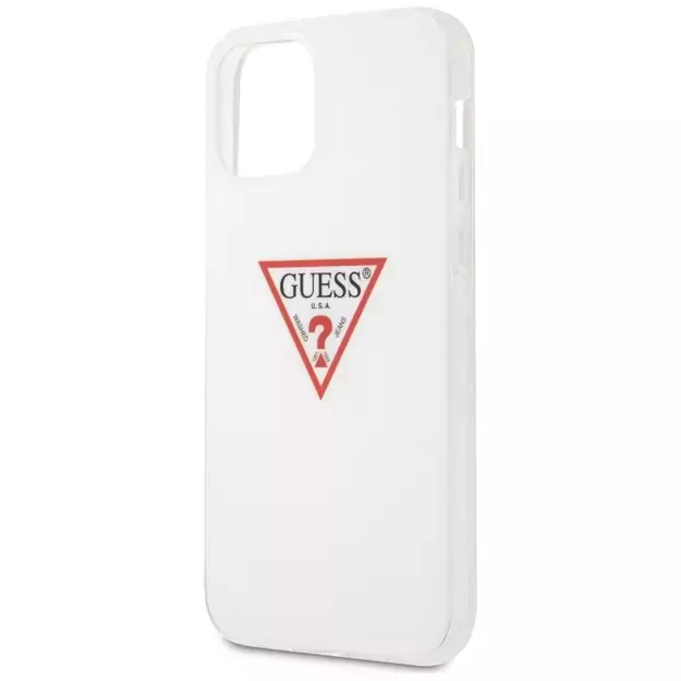 Guess GUHCP12MPCUCTLWH iPhone 12/12 Pro 6.1&quot  white/white hardcase Triangle Collection 13
