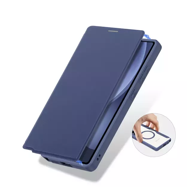 Dux Ducis Skin X Pro case for Samsung Galaxy S25 Ultra with MagSafe and wallet - blue 5