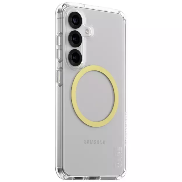 CARE by PanzerGlass Flagship Urban Combat Chardonnay QI Case for Samsung Galaxy S25 - Transparent 1
