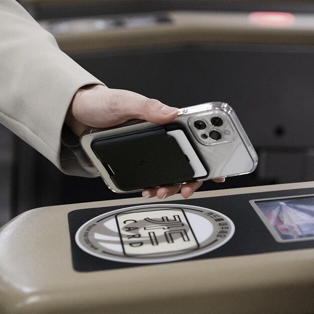 Spigen Valentinus Magnetic Wallet with MagSafe - Black 8