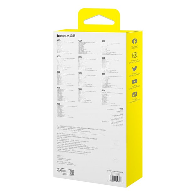 USB HUB 6in1 Baseus Metal Gleam Series II USB-A/USB-C/USB-C PD/HDMI/RJ45 - black 5