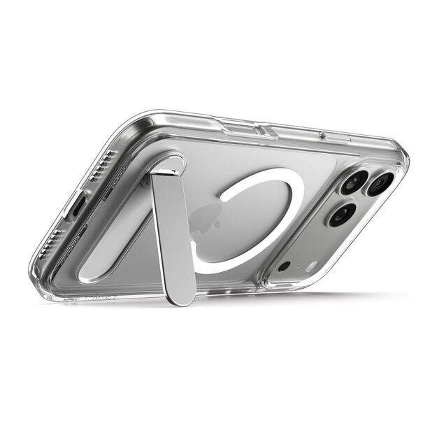 Spigen Ultra Hybrid &quot S&quot  MagSafe Case for iPhone 17 Pro - Clear and White 7