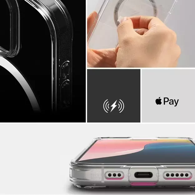 Ringke Fusion MagSafe iPhone 16 Pro Max Case - Clear 14