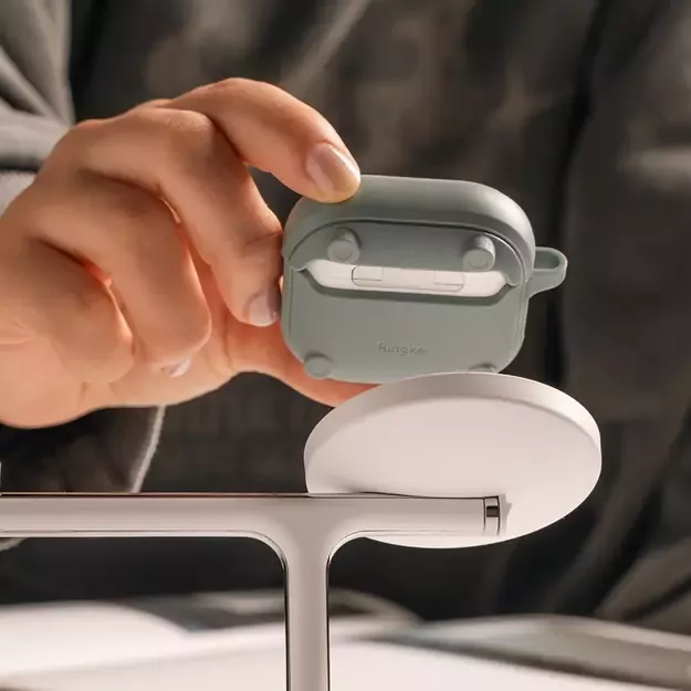 Ringke Onyx MagSafe Case for Apple AirPods 4 - Gray 13