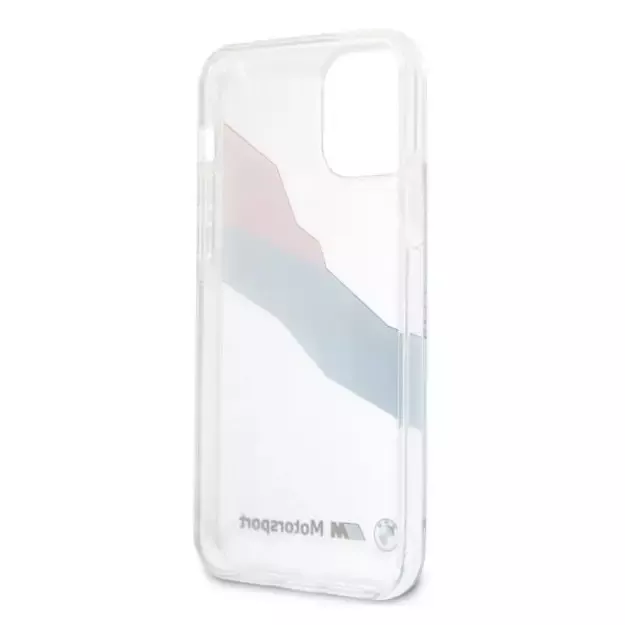 Etui BMW BMHCP12LSKTGT iPhone 12 Pro Max 6,7  transparent hardcase Motorsport Tricolor 13