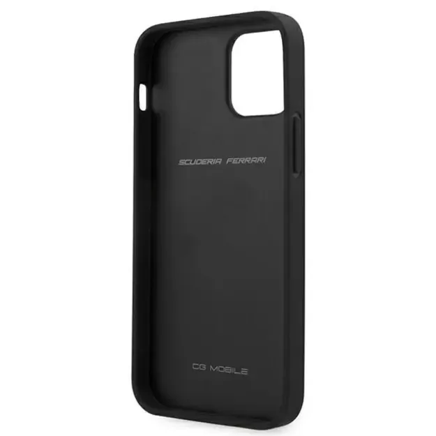 Ferrari FESAXHCP12SBK iPhone 12 mini 5.4&quot  black/black hardcase On Track Carbon Stripe 13