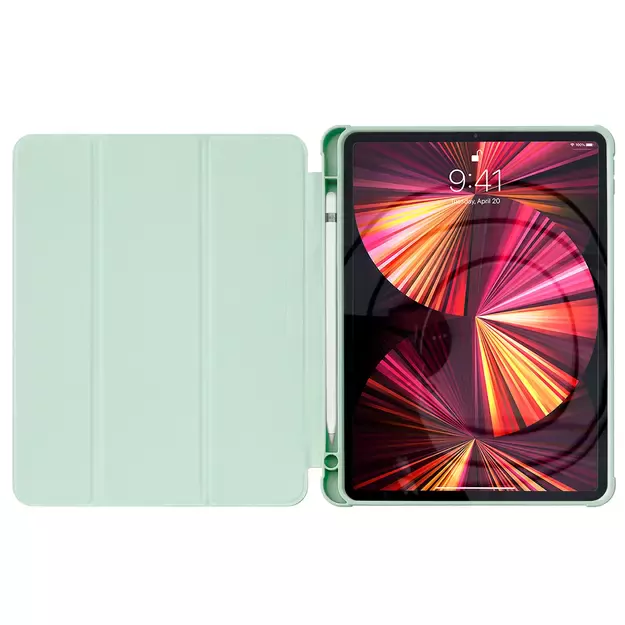 Stand Tablet Case Smart Cover case for iPad Air 2020/2022 with stand function green 14