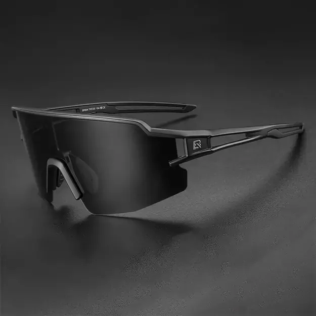 Rockbros Polarized Cycling Glasses with UV Protection and Corrective Insert 14120008006 Gray Lenses - Black 8