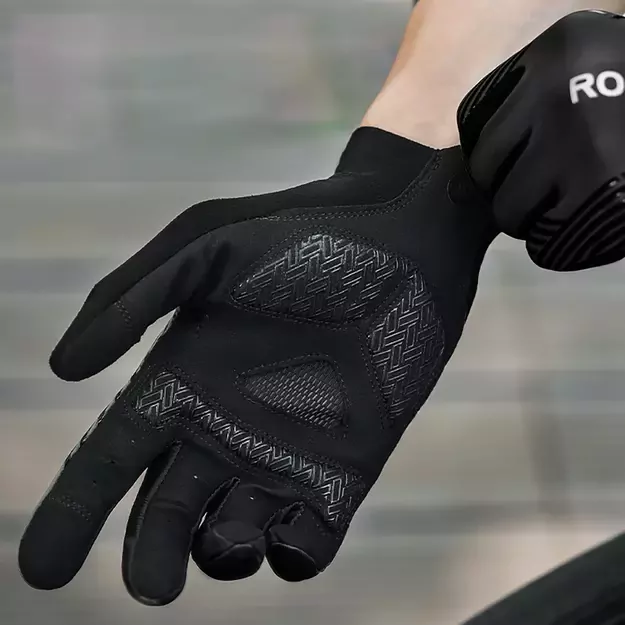 Rockbros cycling gloves spring/summer/autumn, full, size: XL - black 12