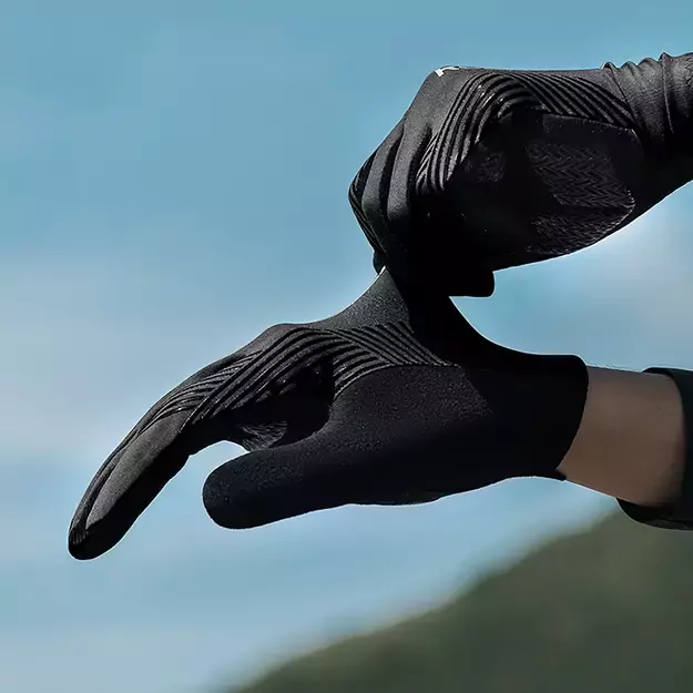 Rockbros cycling gloves spring/summer/autumn, full, size: XL - black 3