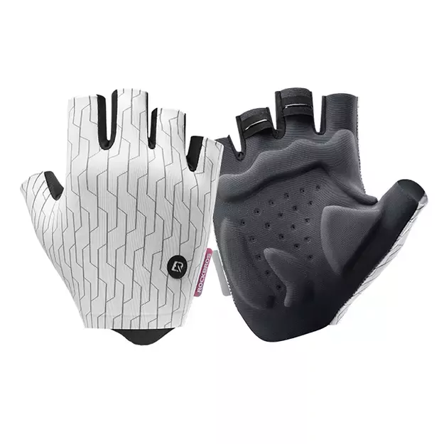 Rockbros MTB cycling gloves size: S - white and black