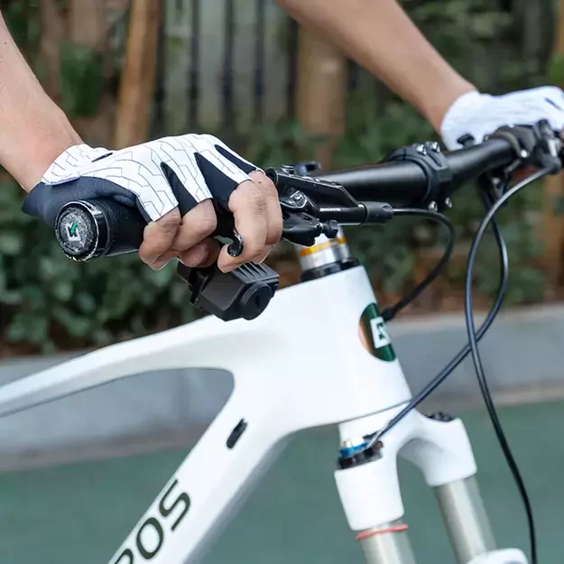 Rockbros MTB cycling gloves size: S - white and black 5