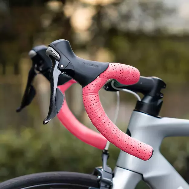 Rockbros Handlebar Tape Perforated Silicone - Pink 2