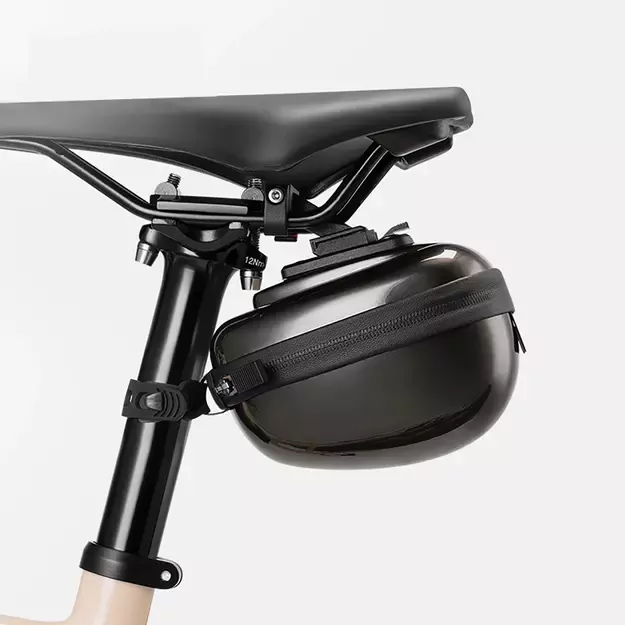 Rockbros Rigid Hard Shell Compact Saddle Bag 0.4l - Black 1