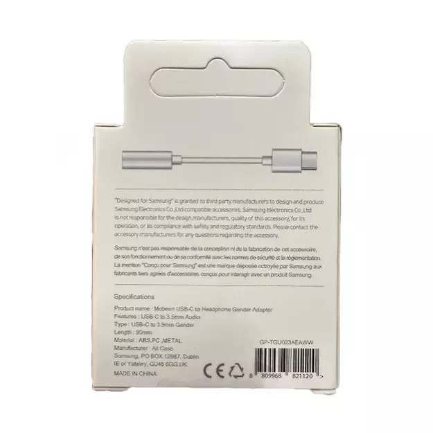 Samsung GP-TGU023AE DAC USB-C to 3.5mm mini jack adapter - white 4
