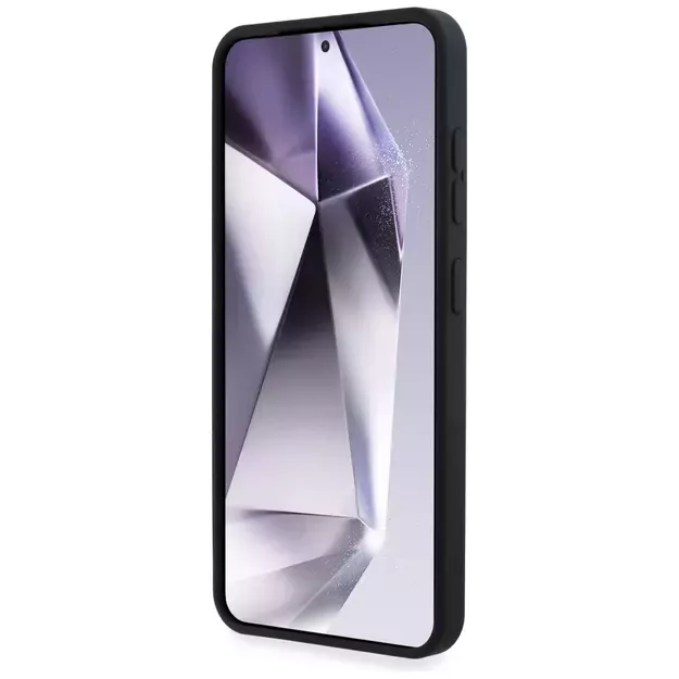 Guess Silicone Big 4G Logo Bottom Script case for Samsung Galaxy S25 - black 4