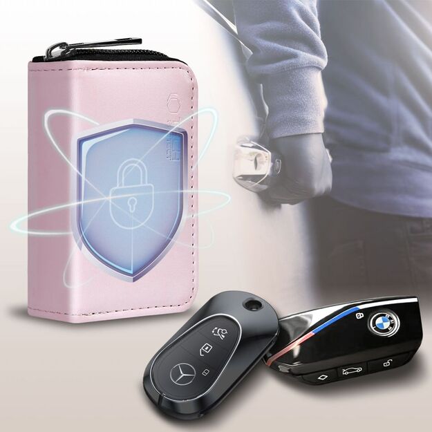 Tech-Protect KLR300 RFID Blocking Car Key Case - Pink 2