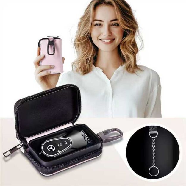 Tech-Protect KLR300 RFID Blocking Car Key Case - Pink 1