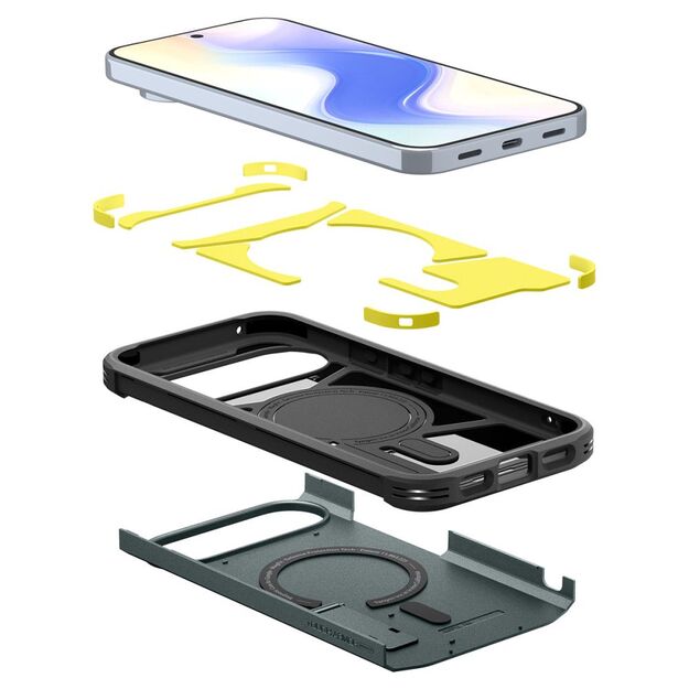 Spigen Tough Armor Mag MagSafe Case for Google Pixel 10 Pro XL - Green 8