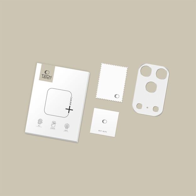 Tech-Protect Camalloy Fit+ Camera Cover for iPhone 17 Pro Max - Silver 4