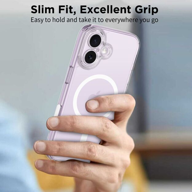 Tech-Protect Magpeak Magsafe CC Case for iPhone 17 - Clear 4