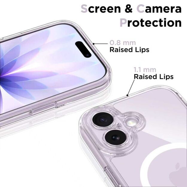 Tech-Protect Magpeak Magsafe CC Case for iPhone 17 - Clear 3