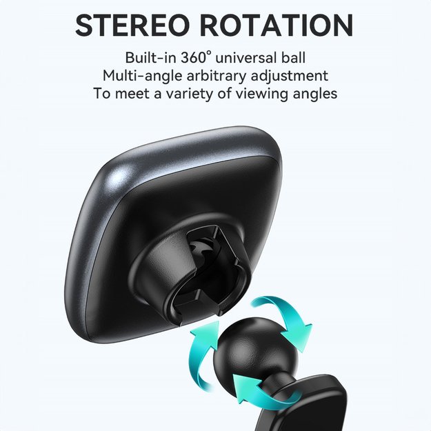 Wozinsky WUMTD magnetic phone holder for car dashboard - black 6