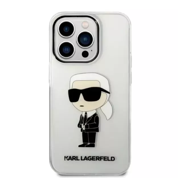 Karl Lagerfeld Ikonik Karl case for iPhone 14 Pro - transparent 14