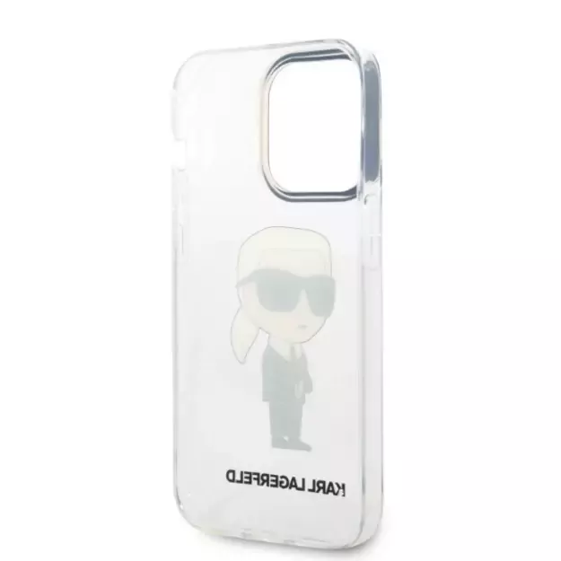 Karl Lagerfeld Ikonik Karl case for iPhone 14 Pro - transparent 12