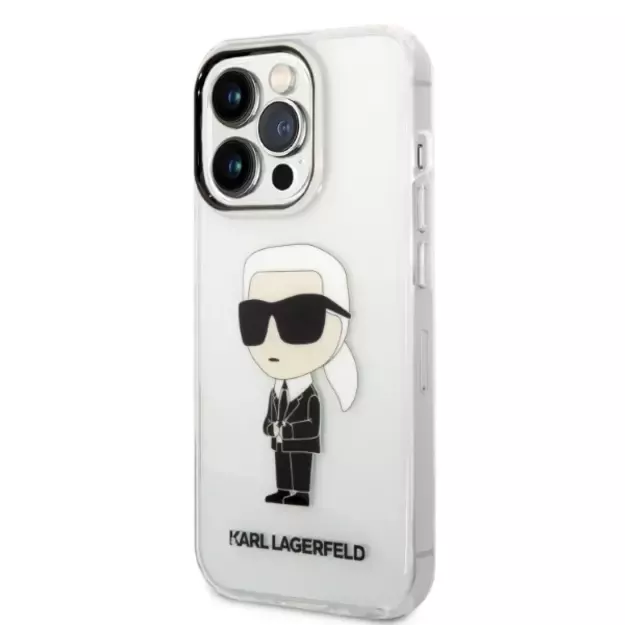 Karl Lagerfeld Ikonik Karl case for iPhone 14 Pro - transparent 8