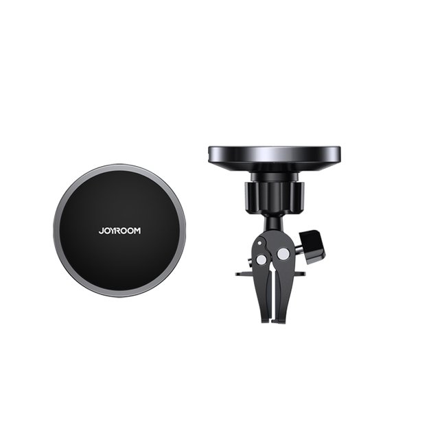 Joyroom Car Magnetic Holder Qi Wireless Inductive Charger 15W (MagSafe Compatible for iPhone) Black (JR-ZS240) 24