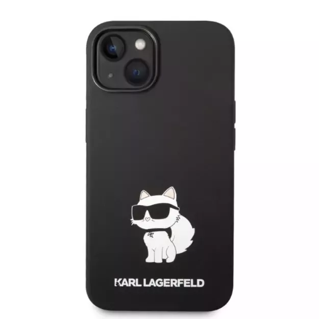 Karl Lagerfeld Silicone Choupette case for iPhone 14 Plus - black 2