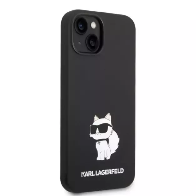 Karl Lagerfeld Silicone Choupette case for iPhone 14 Plus - black 3