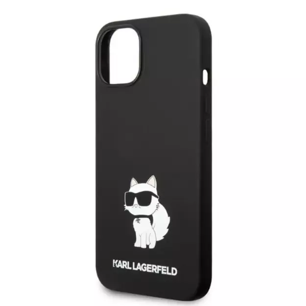 Karl Lagerfeld Silicone Choupette case for iPhone 14 Plus - black 5