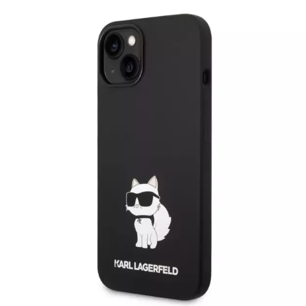 Karl Lagerfeld Silicone Choupette case for iPhone 14 Plus - black 1