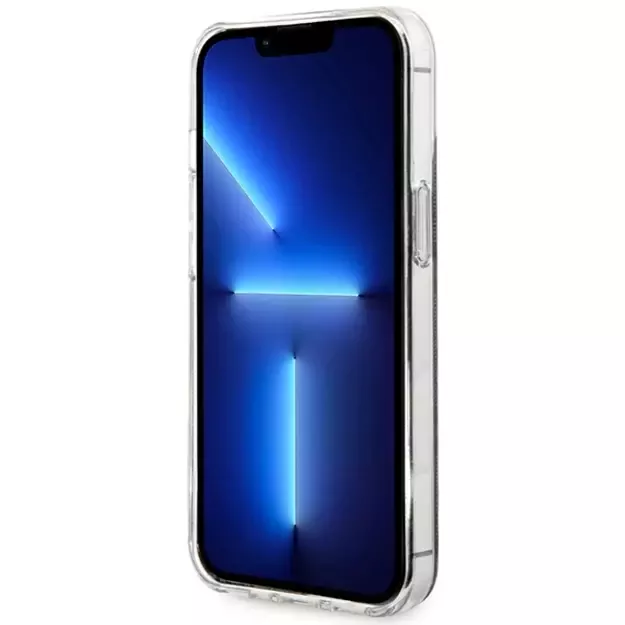 Set Guess GUBPP13LH4EACSW Case+ Charger iPhone 13 Pro brown/brown hard case 4G Print MagSafe 4