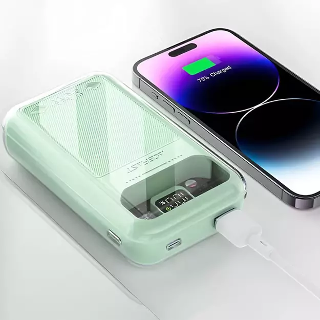 Acefast powerbank 20000mAh Sparkling Series fast charging 30W green (M2) 6
