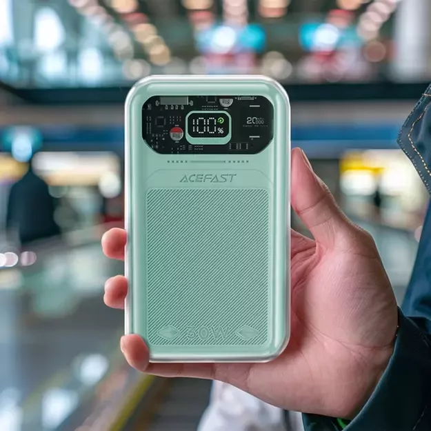 Acefast powerbank 20000mAh Sparkling Series fast charging 30W green (M2) 5