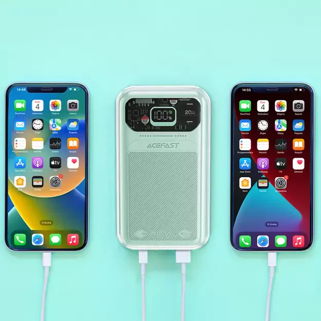 Acefast powerbank 20000mAh Sparkling Series fast charging 30W green (M2) 10