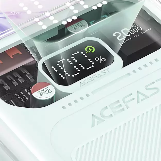 Acefast powerbank 20000mAh Sparkling Series fast charging 30W green (M2) 7