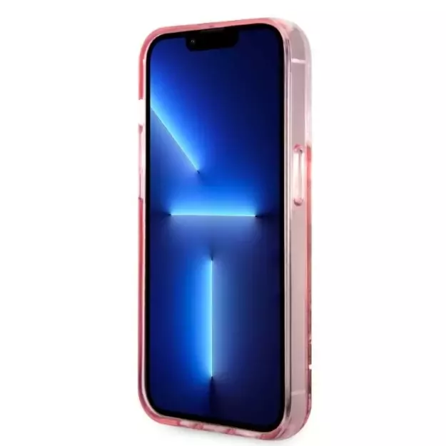 Karl Lagerfeld KLHCP14LLNCHCP iPhone 14 Pro 6.1  pink/pink hardcase Glitter Choupette Head 4