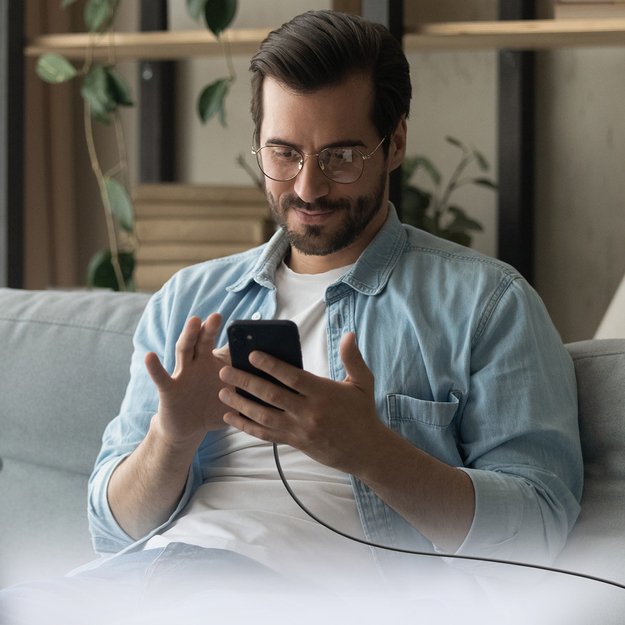 SBS TECABLETISSUETCK USB-C - USB-C 1.5m 60W braided cable - black 3