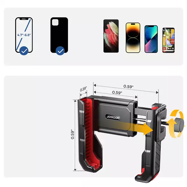 Phone holder for scooter, bike, motorcycle - Joyroom JR-ZS266 3