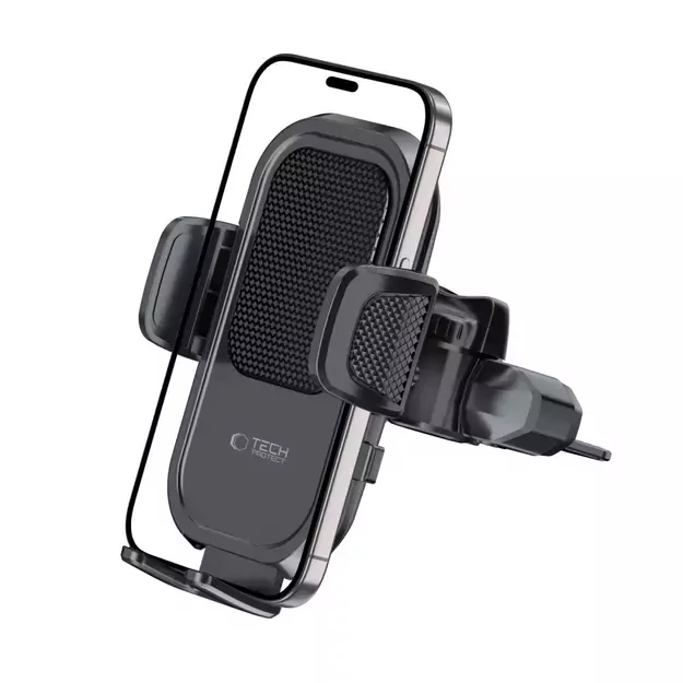 Tech-Protect V8 Car Holder for CD Slot or Air Vent Mount - Black 2