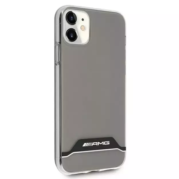 AMG Electroplate Black&amp White Case for iPhone 11 / XR 6.1&quot  - Transparent 9