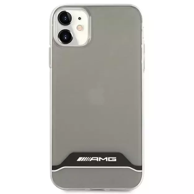 AMG Electroplate Black&amp White Case for iPhone 11 / XR 6.1&quot  - Transparent 8