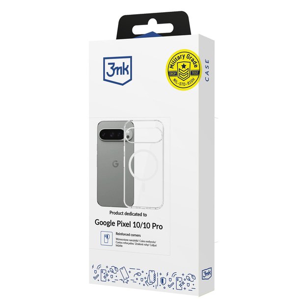 3mk Armor MagCase for Google Pixel 10 / Google Pixel 10 Pro - Transparent 10