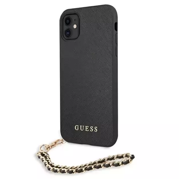 Guess Saffiano Chain case for iPhone 11 6.1&quot  / Xr - black 8