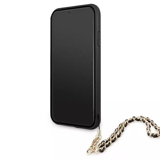 Guess Saffiano Chain case for iPhone 11 6.1&quot  / Xr - black 11